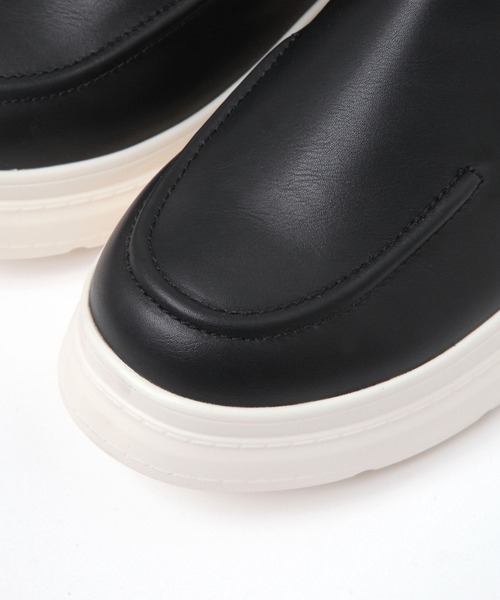 studio CLIP（スタディオクリップ）の「【消臭/抗菌防臭/クッションインソール】軽らく厚底スリッポン（スリッポン・レディース・ブラック/ホワイト・MEDIUM/LARGE）」の21枚目の写真