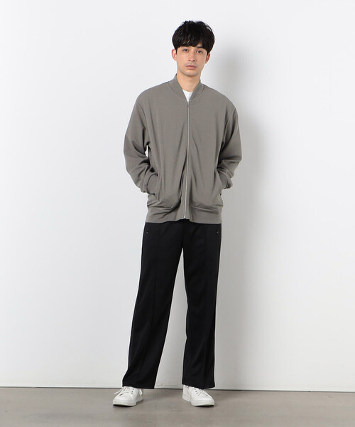 COMME　CA COMMUNE（コムサコミューン）の「フクレジャガード リブブルゾン（ブルゾン・メンズ・ブラック/グレイッシュベージュ・LARGE/MEDIUM）」の18枚目の写真