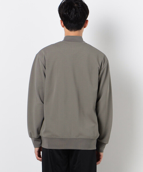 COMME　CA COMMUNE（コムサコミューン）の「フクレジャガード リブブルゾン（ブルゾン・メンズ・ブラック/グレイッシュベージュ・LARGE/MEDIUM）」の13枚目の写真