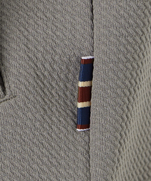 COMME　CA COMMUNE（コムサコミューン）の「フクレジャガード リブブルゾン（ブルゾン・メンズ・ブラック/グレイッシュベージュ・LARGE/MEDIUM）」の8枚目の写真