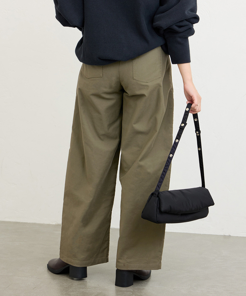 JOURNAL STANDARD（ジャーナルスタンダード）の「ツイストバギーパンツ（その他パンツ・レディース・ネイビー/カーキ・38/36）」の8枚目の写真