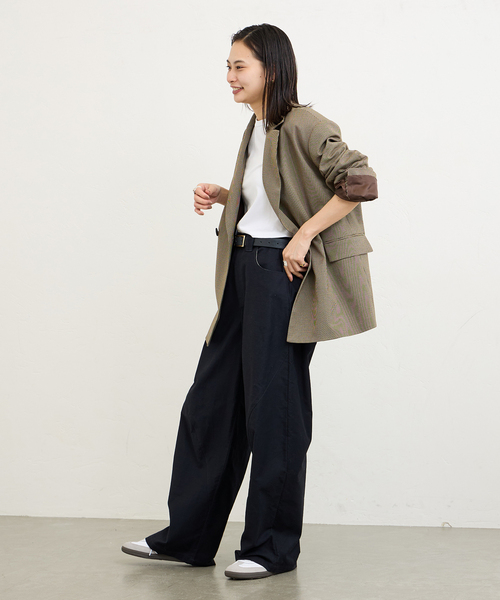 JOURNAL STANDARD（ジャーナルスタンダード）の「ツイストバギーパンツ（その他パンツ・レディース・ネイビー/カーキ・38/36）」の9枚目の写真