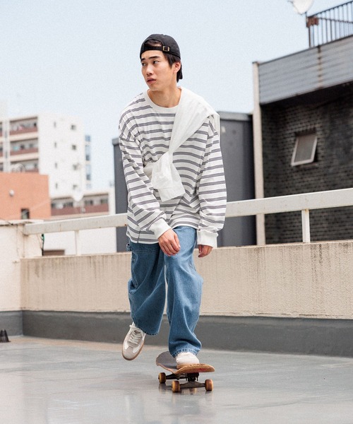 niko and...（ニコアンド）の「カットオフジャーマントレーナー（スニーカー・メンズ・ブラック/ホワイト/ベージュ・MEDIUM/LARGE）」の5枚目の写真