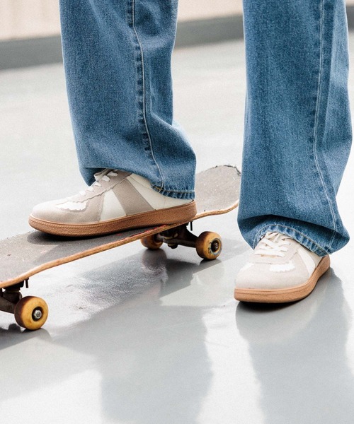 niko and...（ニコアンド）の「カットオフジャーマントレーナー（スニーカー・メンズ・ブラック/ホワイト/ベージュ・MEDIUM/LARGE）」の9枚目の写真