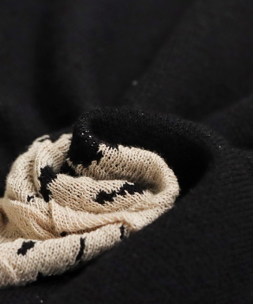 花柄ドルマンニットワンピース（ワンピース）｜antiqua（アンティカ