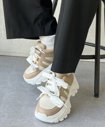 CPCM | リボンデザイン厚底スニーカー(スニーカー)