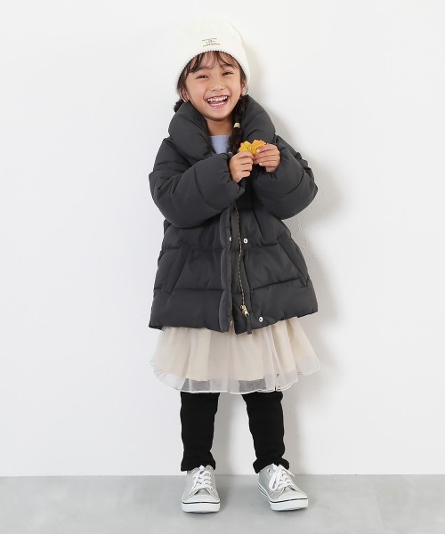 洗える ファイバーダウン ショールカラー Aライン ジャケット（ダウン