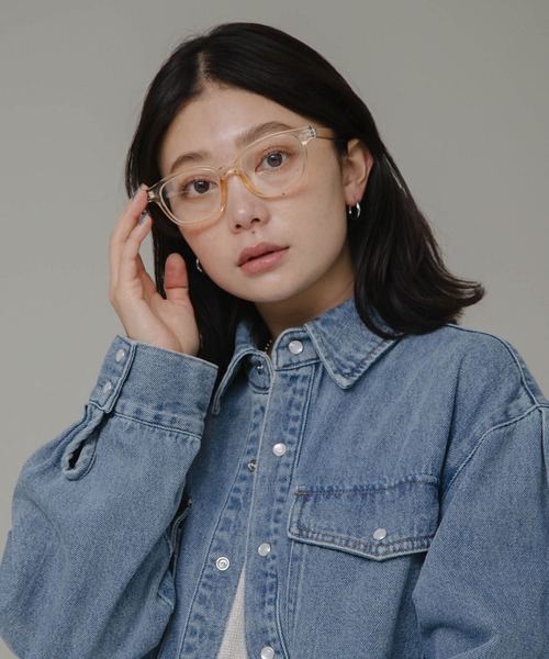 URBAN RESEARCH Sonny Label（アーバンリサーチサニーレーベル）の「カラーフレームダテメガネ（メガネ・レディース・その他1・ONE）」の3枚目の写真