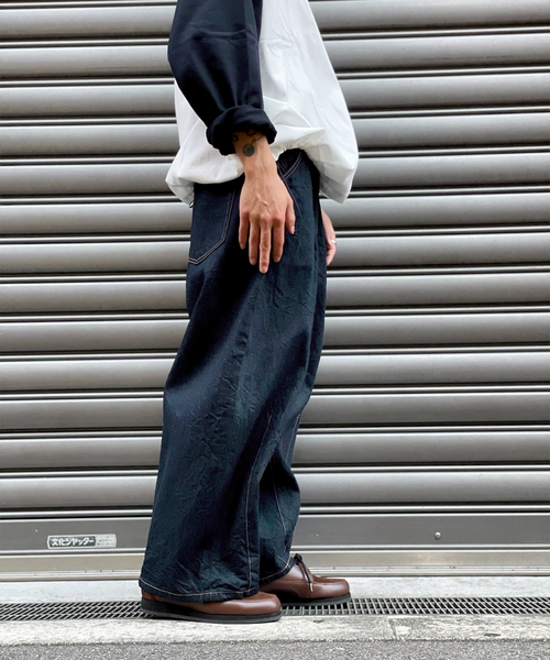 is-ness balloon cargo pants イズネス パンツ is-ness - イズネス 25SSバルーンベイカーパンツBALLOON BAKER