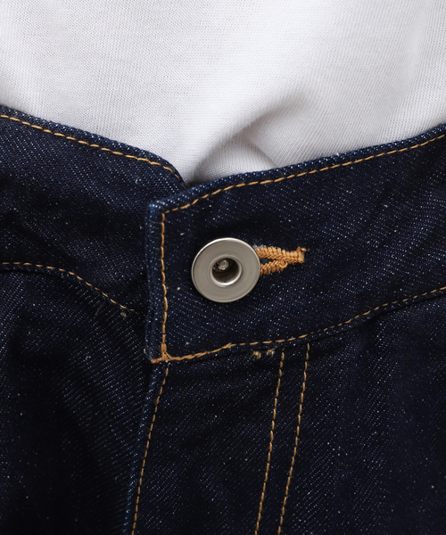 is-ness（イズネス）の「【is-ness / イズネス】SILK DENIM 5PK BALLOON PANTS（デニムパンツ・メンズ・ネイビー・LARGE/MEDIUM）」の12枚目の写真