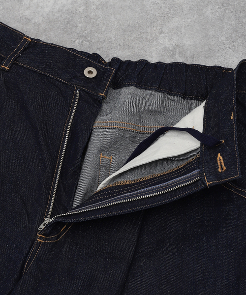 is-ness（イズネス）の「【is-ness / イズネス】SILK DENIM 5PK BALLOON PANTS（デニムパンツ・メンズ・ネイビー・LARGE/MEDIUM）」の16枚目の写真