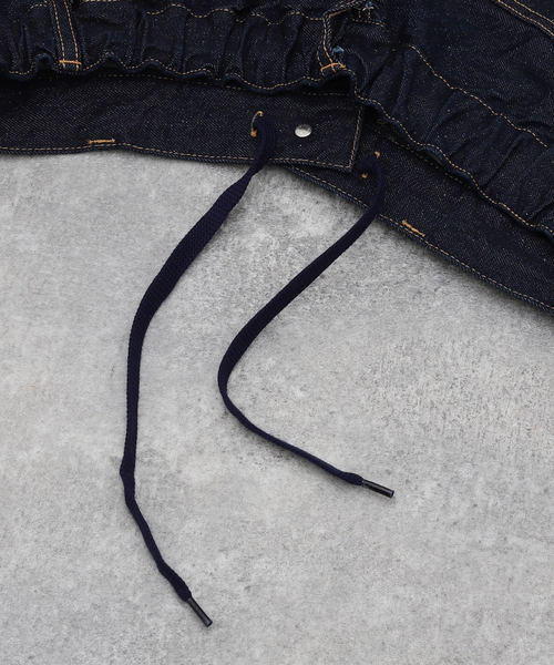 is-ness（イズネス）の「【is-ness / イズネス】SILK DENIM 5PK BALLOON PANTS（デニムパンツ・メンズ・ネイビー・LARGE/MEDIUM）」の18枚目の写真