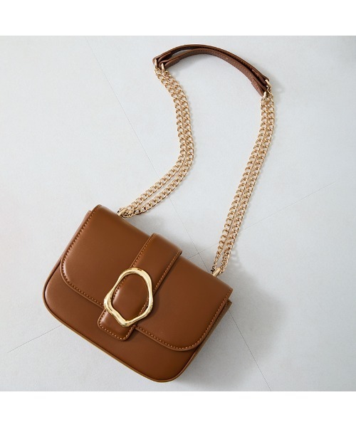 ORiental TRaffic(オリエンタルトラフィック)の「ミニフラップショルダーバッグ BA-242(ショルダーバッグ・レディース・ブラック/ブラウン/ホワイト・フリ-)」の12枚目の写真