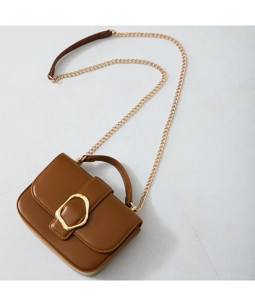 ORiental TRaffic(オリエンタルトラフィック)の「ミニフラップショルダーバッグ BA-242(ショルダーバッグ・レディース・ブラック/ブラウン/ホワイト・フリ-)」の13枚目の写真