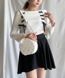 one way | レーシングオフショルニット(ニット/セーター)