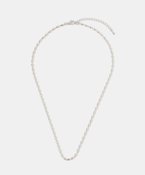 FOREVER 21(フォーエバー トゥエンティーワン)の「楕円ボールチェーンネックレス(ネックレス・レディース・シルバー/ゴールド・FREE)」の2枚目の写真