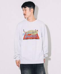 BEAMS T | HIROTTON / ART FOR EVERYDAY LOGO CREWNECK SWEAT(スウェット)