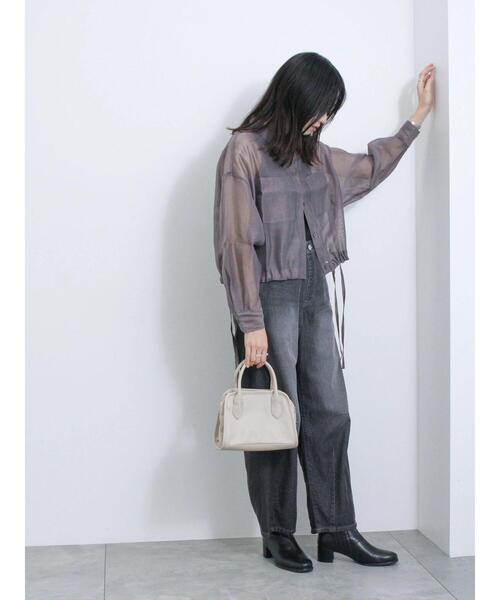 Samansa Mos2 blue（サマンサモスモスブルー）の「裾ドロストシアー