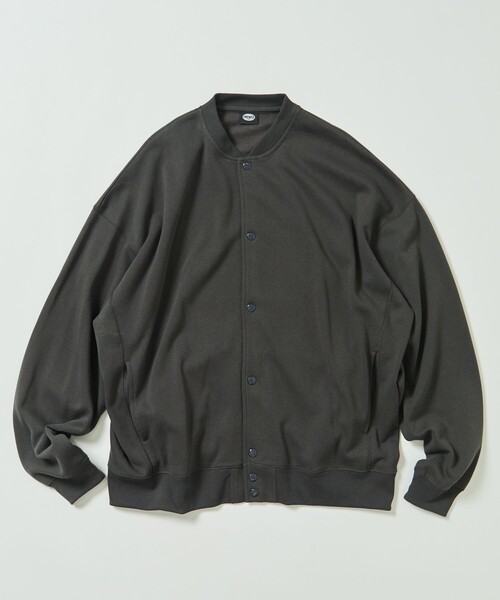 【美品】BLINK 日本製 2024AW ピグメント スウェット カーディガン FREAK'S STORE/スウェットライク 襟付き ボタン カーディガン