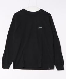 【THE FOX】 basic Crew ls tee キツネワッペンTシャツ　ロンTEE