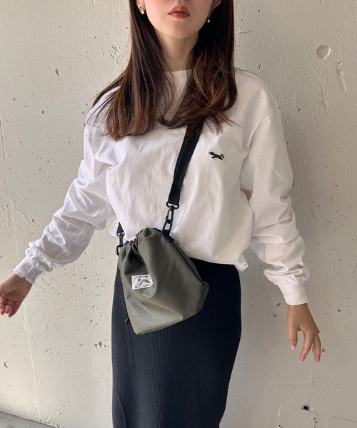 THE FOX basic Crew ls tee 狐狸刺繡長袖T恤