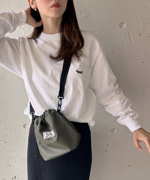THE FOX basic Crew ls tee 狐狸刺繡長袖T恤