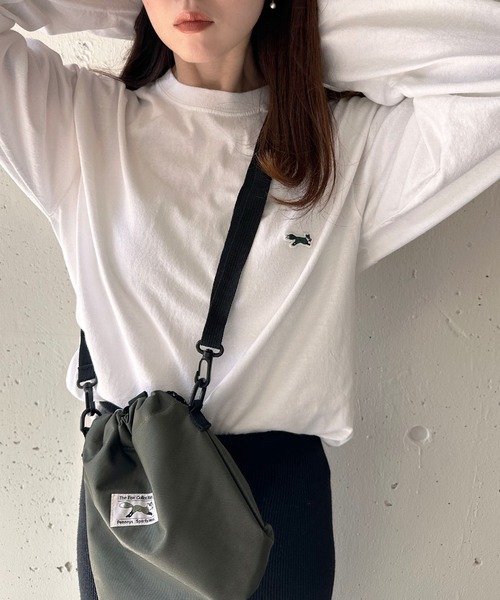 THE FOX basic Crew ls tee 狐狸刺繡長袖T恤