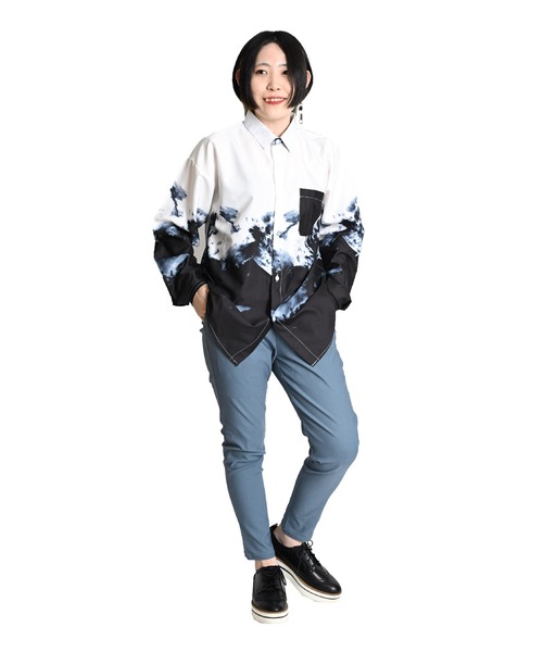 MARAI(マーライ)の「ストレッチテーパードパンツ スリムパンツ(その他パンツ・レディース・ブラウン/ブラック/ブルー/グレイッシュベージュ・MEDIUM/SMALL)」の17枚目の写真