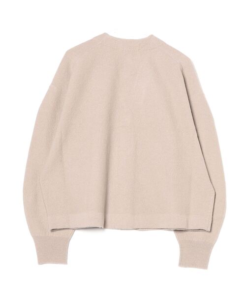 three dots（スリードッツ）の「フェルトセーター ブルゾン