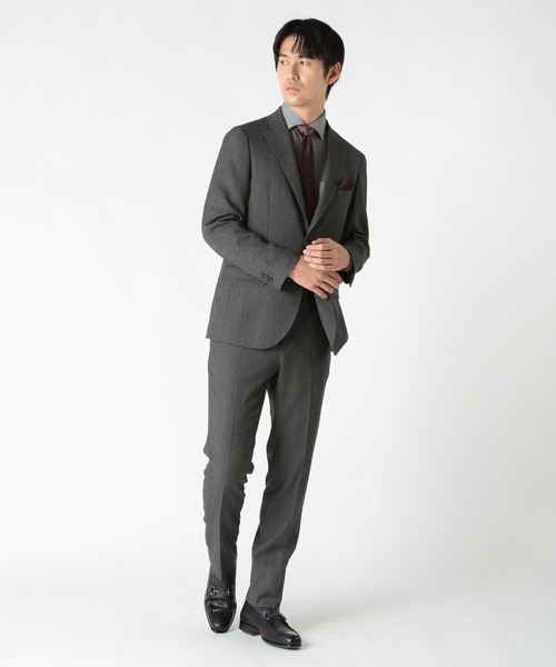 CROWDED CLOSET(クラウデッドクローゼット)の「変形アーガイル/シャドー千鳥柄クレリックタイ(ネクタイ・メンズ・シルバー/ボルドー/ネイビー・FREE)」の12枚目の写真