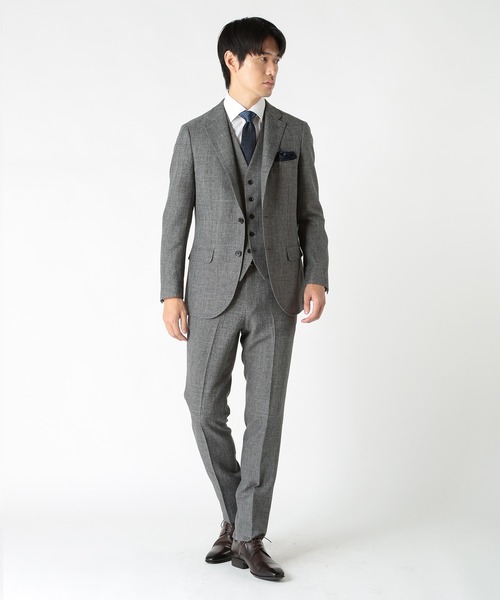 CROWDED CLOSET(クラウデッドクローゼット)の「変形アーガイル/シャドー千鳥柄クレリックタイ(ネクタイ・メンズ・シルバー/ボルドー/ネイビー・FREE)」の13枚目の写真