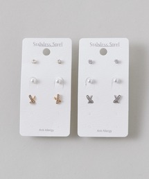 ciite' surgical stainless(V[eT[WJXeX)́y AM[Ή z 3set pierce / sAX3Zbg T[WJXeX  (p)(sAXipj)