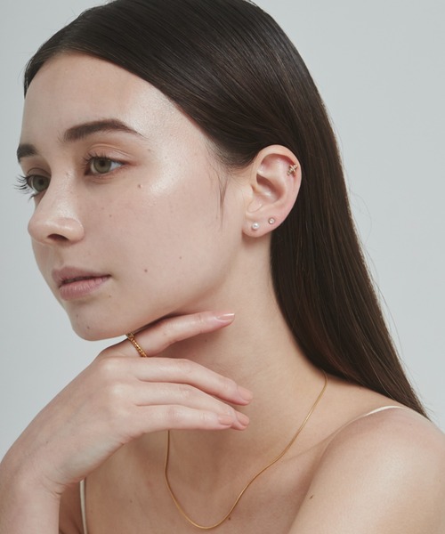 ciite' surgical stainless(シーテサージカルステンレス)の「【 金属アレルギー対応 】 3set pierce / ピアス3セット サージカルステンレス (両耳用)(ピアス(両耳用)・レディース・ゴールド/シルバー・FREE)」の6枚目の写真