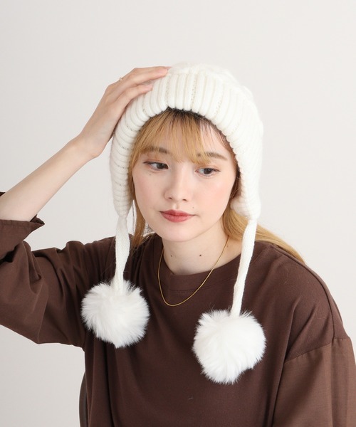 CHOPOVA LOWENA リボン ビーニー CHOPOVA LOWENA リボン ビーニー - 帽子