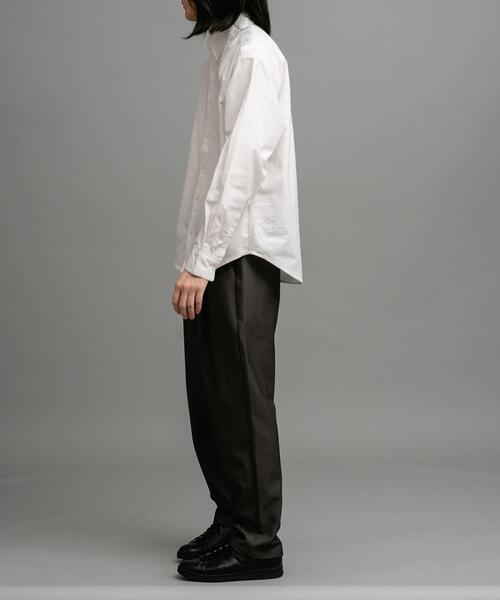 URBAN RESEARCH Sonny Label（アーバンリサーチサニーレーベル）の「起毛オックスボタンダウンシャツ（シャツ/ブラウス・メンズ・ブラック/オフホワイト/ネイビー/ブルー系その他/ブラック系その他・MEDIUM/LARGE/X-LARGE）」の10枚目の写真