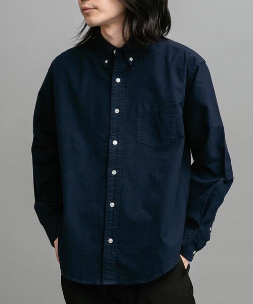 URBAN RESEARCH Sonny Label（アーバンリサーチサニーレーベル）の「起毛オックスボタンダウンシャツ（シャツ/ブラウス・メンズ・ブラック/オフホワイト/ネイビー/ブルー系その他/ブラック系その他・MEDIUM/LARGE/X-LARGE）」の22枚目の写真