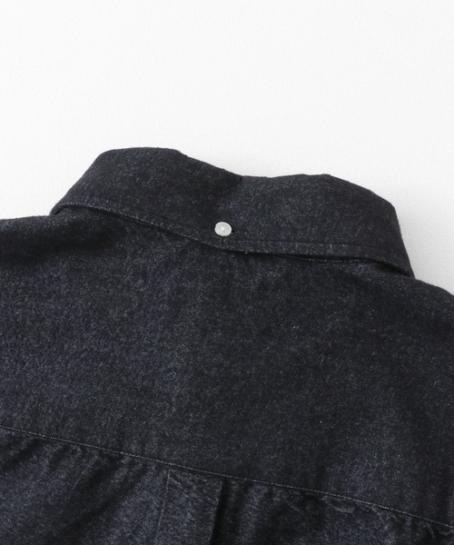 URBAN RESEARCH Sonny Label（アーバンリサーチサニーレーベル）の「起毛オックスボタンダウンシャツ（シャツ/ブラウス・メンズ・ブラック/オフホワイト/ネイビー/ブルー系その他/ブラック系その他・MEDIUM/LARGE/X-LARGE）」の9枚目の写真