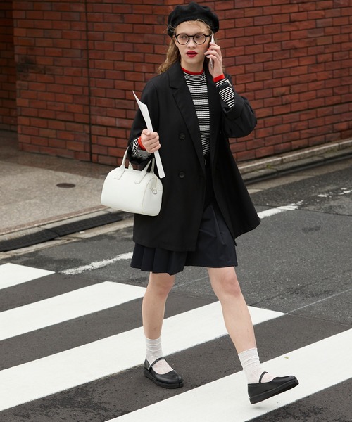 BONLECILL（ボンルシール）の「【軽量】ボリュームソールメリージェーンタビシューズ（バレエシューズ・レディース・ブラック/ベージュ/シルバー・XL/L/M/S）」の6枚目の写真