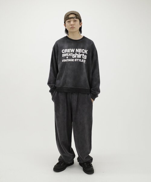 WHO'S WHO gallery(フーズフーギャラリー)の「【Sourcream/サワークリーム】ヴィンテージライクスウェットパンツ(スウェットパンツ・レディース・ブラック/ネイビー/パープル/レッド・FREE)」の6枚目の写真