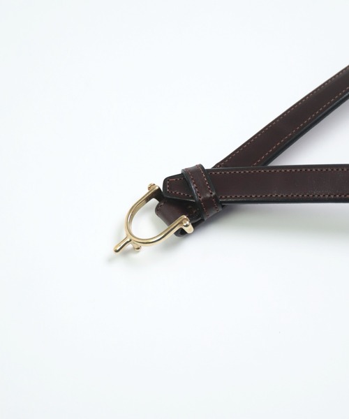 邦楽 MANDYLION: Keather TORY LEATHER] 3/4 BRIDLE LEATHER SPUR BELT' | Domingo