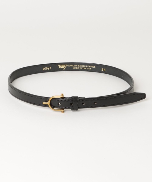 TORY LEATHER ベルト MUG ベルト 「TORY LEATHER」STITCHED PATTERN 3/4 BRIDLE
