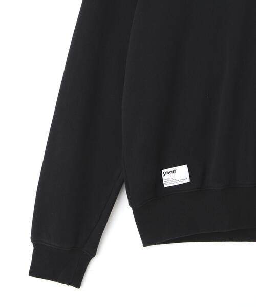 Schott/ショット/LEATHER ELBOW PATCH SWEAT/レザー エルボーパッチ