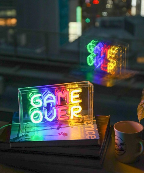 昼でも夜でも存在感◎]BF LEDネオンBOX（家具）｜BAYFLOW（ベイフロー