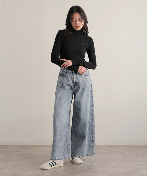 GANNI(ガニー)の「【GANNI / ガニー】Soft Cotton Rib Long Sleeve T-Shir T4026(Tシャツ/カットソー・レディース・ブラック・SMALL)」の5枚目の写真