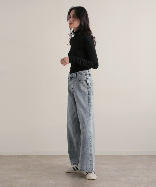 GANNI(ガニー)の「【GANNI / ガニー】Soft Cotton Rib Long Sleeve T-Shir T4026(Tシャツ/カットソー・レディース・ブラック・SMALL)」の7枚目の写真
