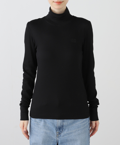 GANNI(ガニー)の「【GANNI / ガニー】Soft Cotton Rib Long Sleeve T-Shir T4026(Tシャツ/カットソー・レディース・ブラック・SMALL)」の9枚目の写真