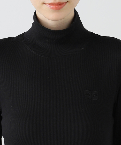 GANNI(ガニー)の「【GANNI / ガニー】Soft Cotton Rib Long Sleeve T-Shir T4026(Tシャツ/カットソー・レディース・ブラック・SMALL)」の12枚目の写真