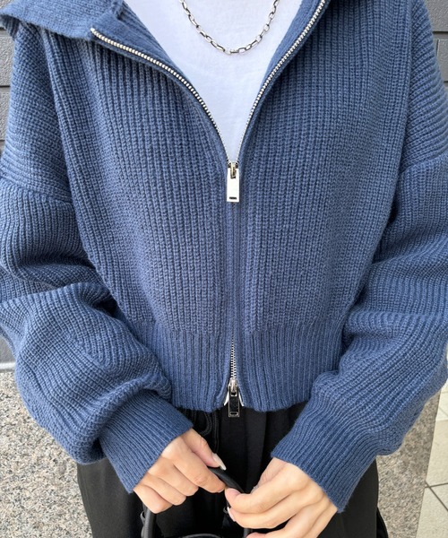 ISOOK（アイスー）の「【ISOOK / アイスー】ダブルジップニット