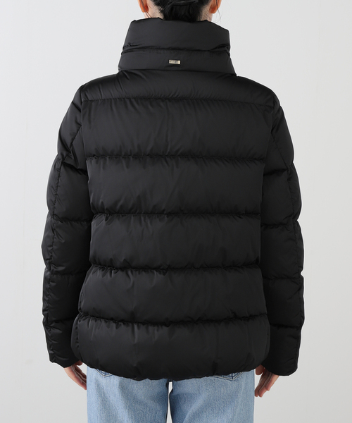 IENA(イエナ)の「HERNO/ヘルノ STAND COLOR DOWN ダウンジャケット PI001936D12170Z(ダウンジャケット/コート・レディース・ネイビー/ブラック・42/44)」の20枚目の写真