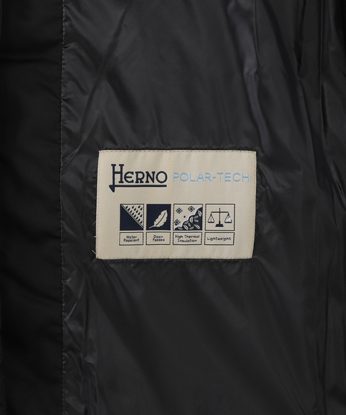 IENA(イエナ)の「HERNO/ヘルノ STAND COLOR DOWN ダウンジャケット PI001936D12170Z(ダウンジャケット/コート・レディース・ネイビー/ブラック・42/44)」の7枚目の写真